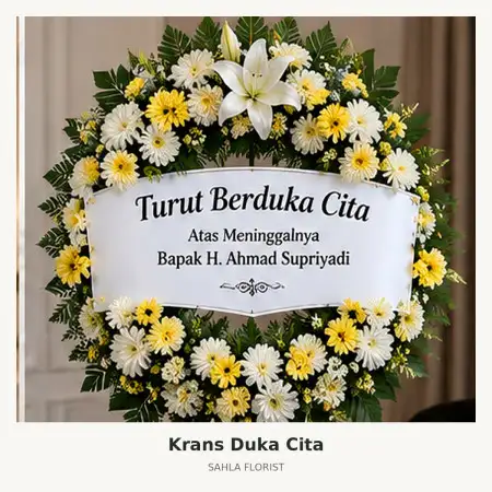 Krans Bunga Duka Sawojajar